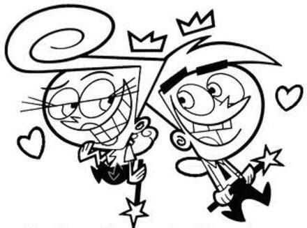 Dibujos de Cosmo y Wanda para colorear: 5 plantillas bonitas de Los ...