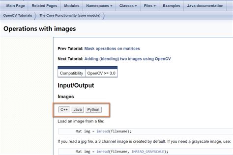 API Python OpenCV 的图像结果