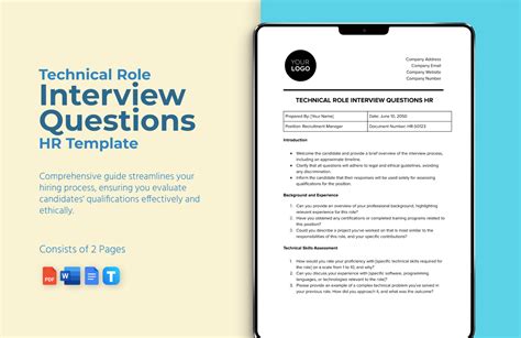Interview Notes HR Template in Word, PDF, Google Docs - Download ...