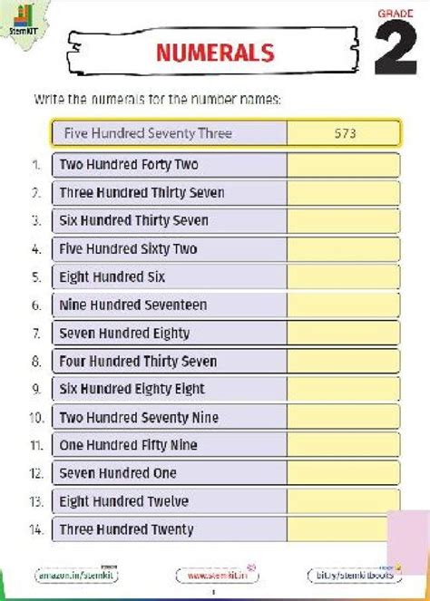 Class 2 Maths Digit Numbers Kid 的图像结果