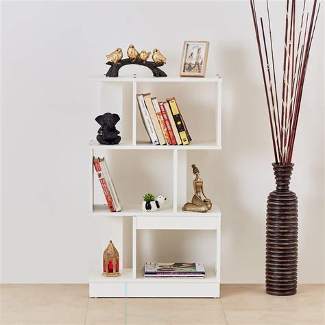 Buy Helios Reynan 3-Tier Book Shelf - White from Helios by Home Centre ...