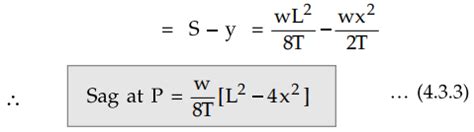 Calculation of Sag and Tension - supports at Equal Level - Supports at ...