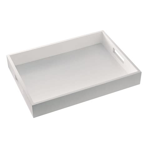 White Wooden Tray, 14x10