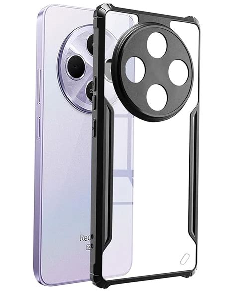 SPAZY CASE® Redmi A4 5G Back Cover | Transparent Crystal Clear Hard PC ...