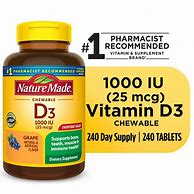Image result for Nature Made Vitamin D3 1000 Iu