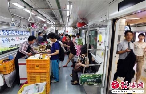 韩国商家出新招 将菜市场搬进地铁车厢方便群众(图)_新闻中心_新浪网