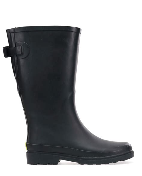 Cheap black rain boots online
