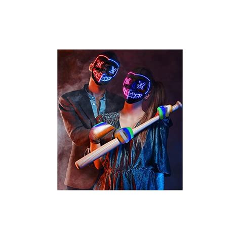 STONCH Halloween Glow Mask Skeleton Gloves Set, 3 India | Ubuy