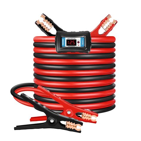 Snapklik.com : NOONE Jumper Cables For Car Battery, 20-Feet 4-Gauge ...