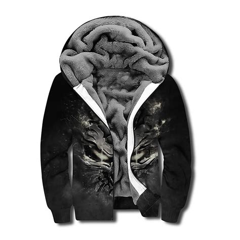 Halloween Men's Skull Graphic Prints Hoodie Hoodies Sweatshirt Designer ...