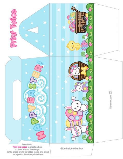 Image result for Paper Box Template Printable Easter