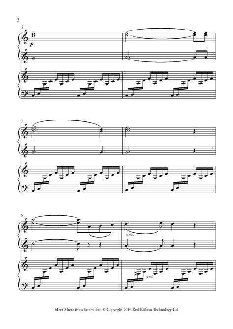 Gounod - Ave Maria Sheet music for Piano Duet - 8notes.com