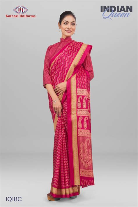 IQ18C - Uniform Saree | Kothari Uniforms | Uniforms For Teachers