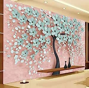 Infinity Interiors Beautiful 3D Flower, Waterproof Wall Stickers , PVC ...