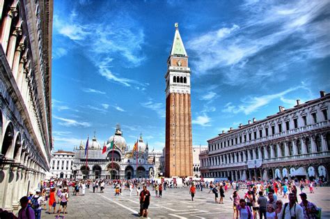 Piazza San Marco, Venice; Play Along With Hundreds of Pigeons ...