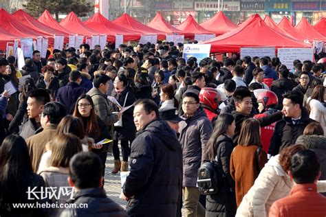 2018年河北省春季大型人才招聘会举办五万余人参加 超四成达成初步意向-长城原创-长城网