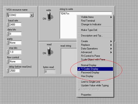 Image result for LabVIEW Serial Terminal