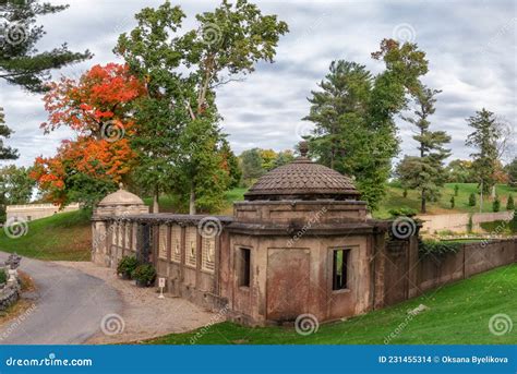 Garden in Castle Hill in Ipswich, Massachusetts, USA. U.S Editorial ...
