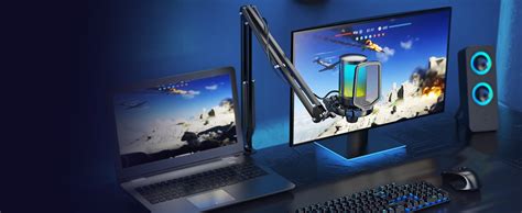 FIFINE A6T USB Gaming Microphone Kit, Plug & Play for PC, PS4/5 ...