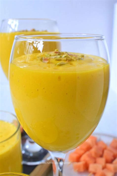 Mango lassi recipe | mango lassi indian recipe | How to make mango ...