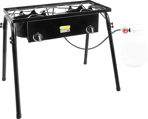 Concord Double Propane Burner, Outdoor 2 Burner Camping Stove ...
