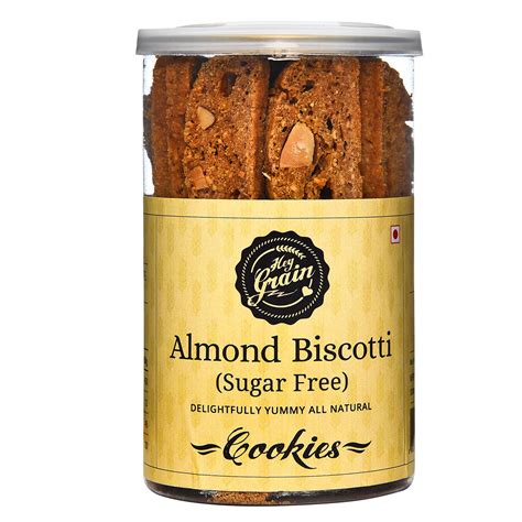 Almond Biscotti Sugar Free – Hey Grain