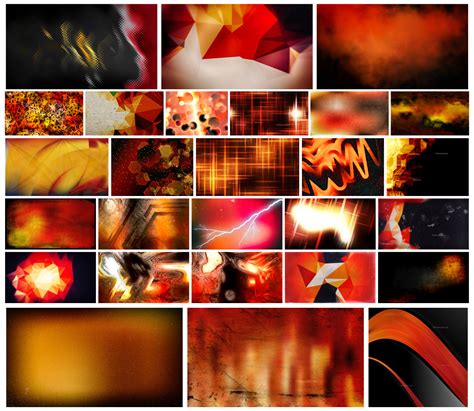 Vibrant Black Red and Orange Designs: A Creative Collection