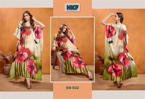 Hkf Everbloom Vol 4 Fancy Printed Kaftan Collection