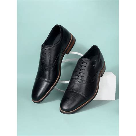 Buy Hush Puppies Men Formal Brogues Black Online