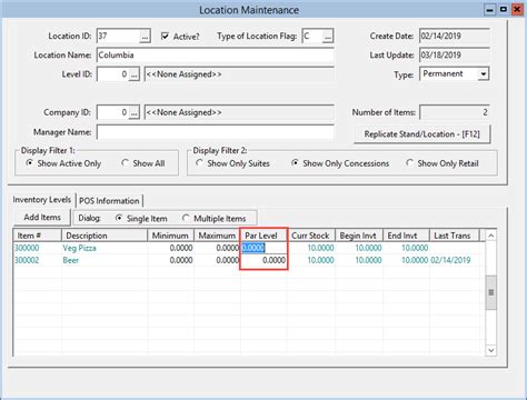 Setting Par Levels 的图像结果