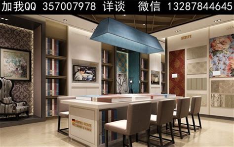 壁纸店窗帘店设计案例效果图_美国室内设计中文网
