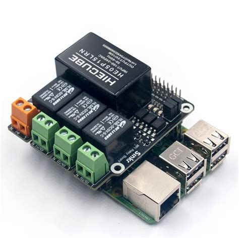 NESPi Sinkr Relay Hat for Raspberry Pi Rpi with AC/DC Module : Amazon ...