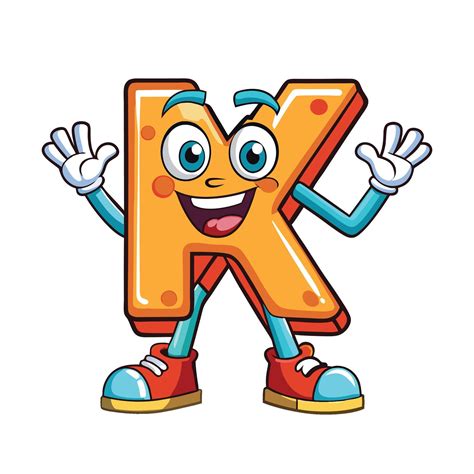 Letter K Cartoon