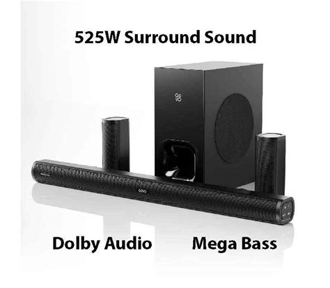 Govo GoSurround 990 525W Dolby Audio Soundbar: Specs & Review