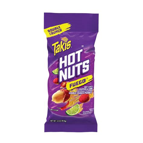 Buy Barcel Takis Hot Nuts Double Crunch Spicy Peanuts, Hot Chili Pepper ...