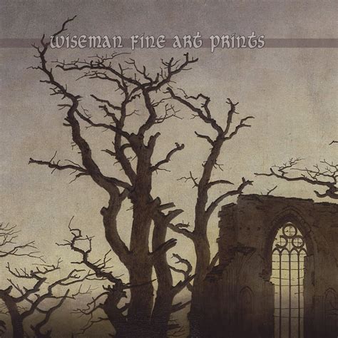 Caspar David Friedrich: the Abbey in the Oakwood (1810) - Landscape ...