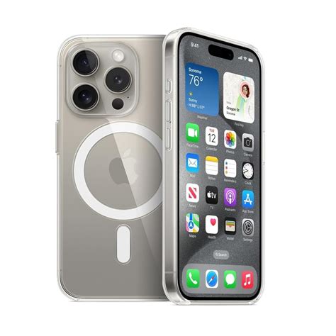 Anker iPhone 15 Plus Combo (MagSafe Clear Case + Screen Protector ...
