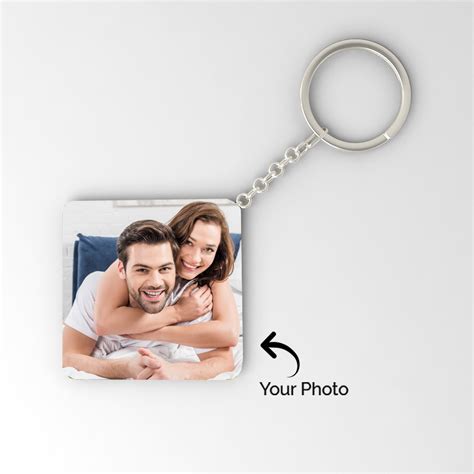 Buy Personalized Heart Shape Wooden Key Chain Online at Best Price | Od