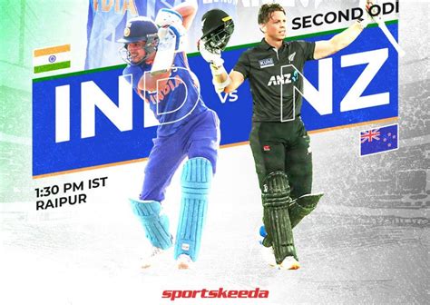 India vs New Zealand, 2nd ODI: Toss result and playing XIs for today's ...