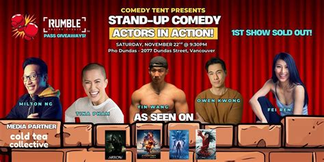 Stand-up Comedy: Actors in Action!, 2077 Dundas St, Vancouver, 22 ...