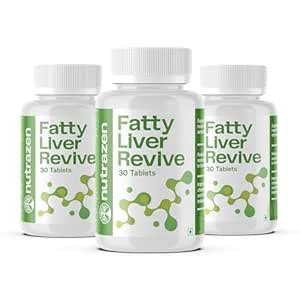 Nutrazen Fatty Liver Revive (PO3-90 Tablets) - 45 Days Dosage | Milk ...