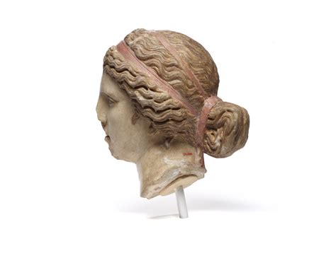 Head of the Knidian Aphrodite Type, 2nd century CE (Roman). Acquired by ...