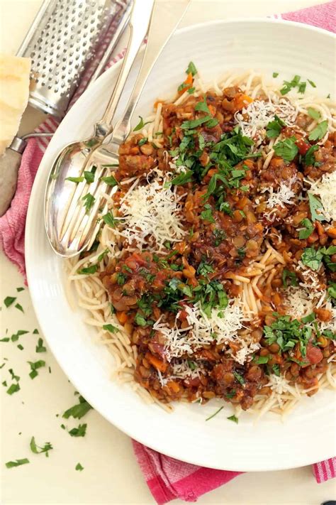 Lentil Bolognese Sauce - The Harvest Kitchen