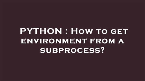 Image result for OS Getenv Python YouTube