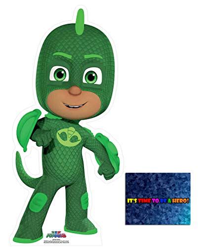 Gekko From Pj Masks Mini Cardboard Cutout Fan Pack 83cm | Desertcart INDIA