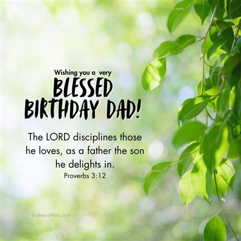 Christian Happy Birthday Dad Images with Bible Verses » EntheosWeb