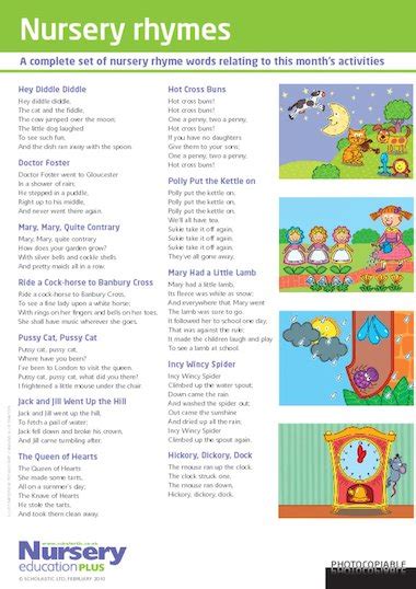 Nursery rhymes - FREE Early Years teaching resource - Scholastic
