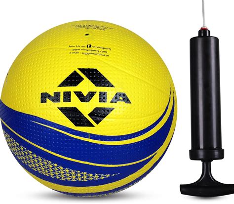 Buy Nivia Crater Volleyball with Ball Pump Volleyball - Size: 4 (Pack ...