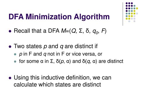 Minimization Algorithm for DFA 的图像结果