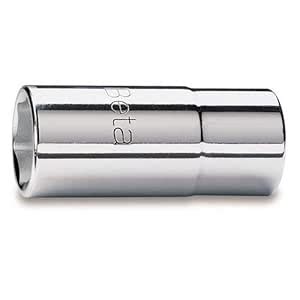 Beta 910AL 3/8" Drive 6-Point Hand Socket, Long Series, Metric 17mm ...